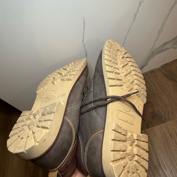 Men's Brown Leather Boots - Picture 5 of 6